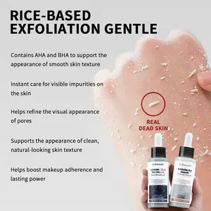 80ML Rice Rice Exfoliating Essence, Gentle Cleansing, Refines Pores, Niacinamide Brightening, Deep Cleanse, Oil Control, Moisturizing