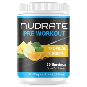 Nudrate Pre-Workout Tropical Sunrises for Additional Energy and Increased Protein Synthesis