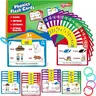Torlam Educational Alphabet Flashcards for Ages 4+, 62 Sight Word Flash Cards with Interactive Color-Coding, 4 Levels of CVC, Digraphs, Blends, Long Vowel Sounds for Phonics Learning, Classroom Must-Haves, Avoids Rote Memorization