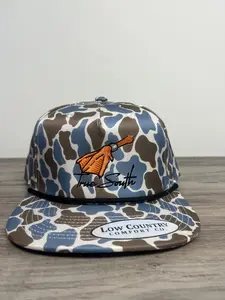 Banded Duck True South Embroidery Blue Camo Performance Rope Hat