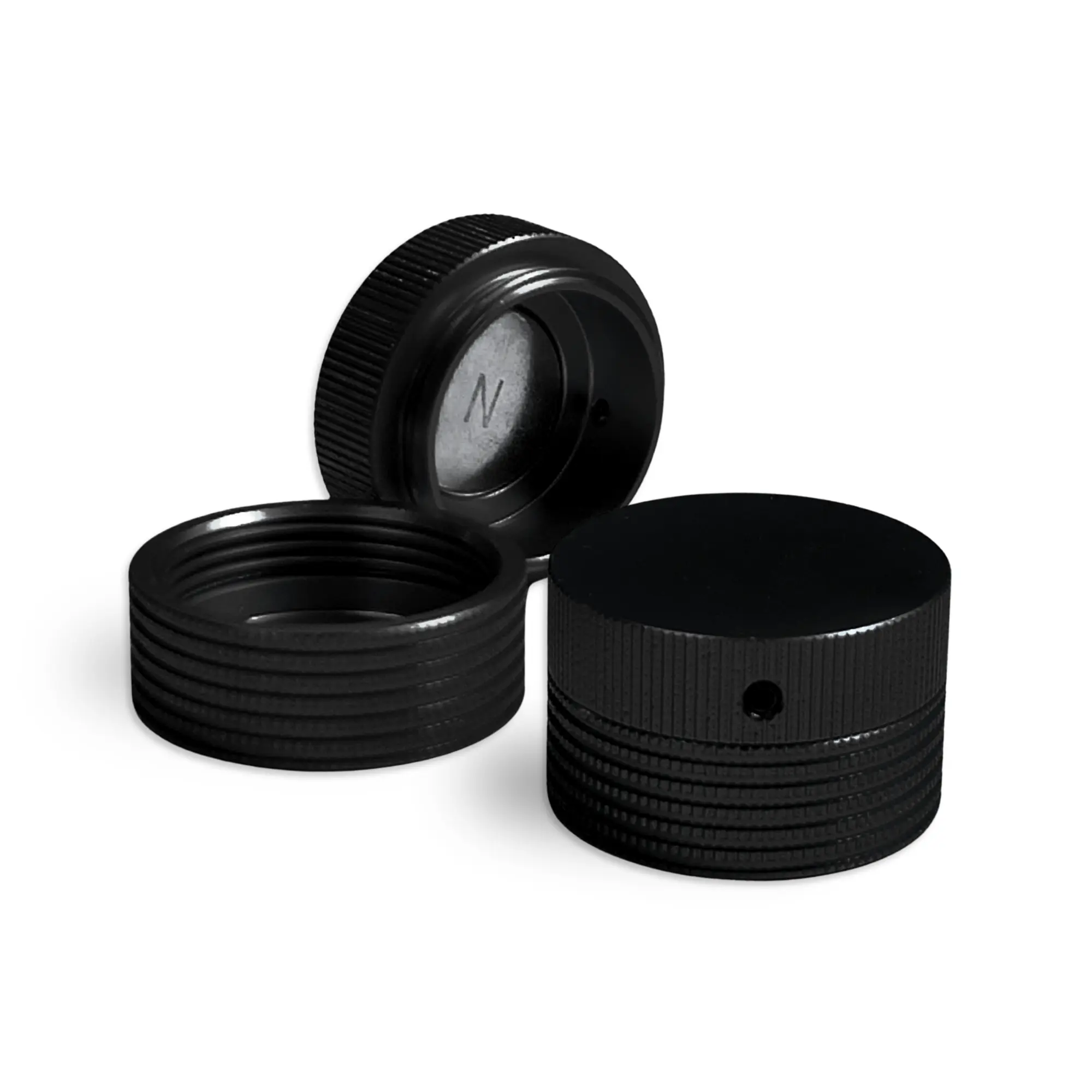 Cru5h Billiards Pool Chalk Holder - Aluminum Magnetic Round Chalk Holder Use With TAOM V10 & Pyro Chalks