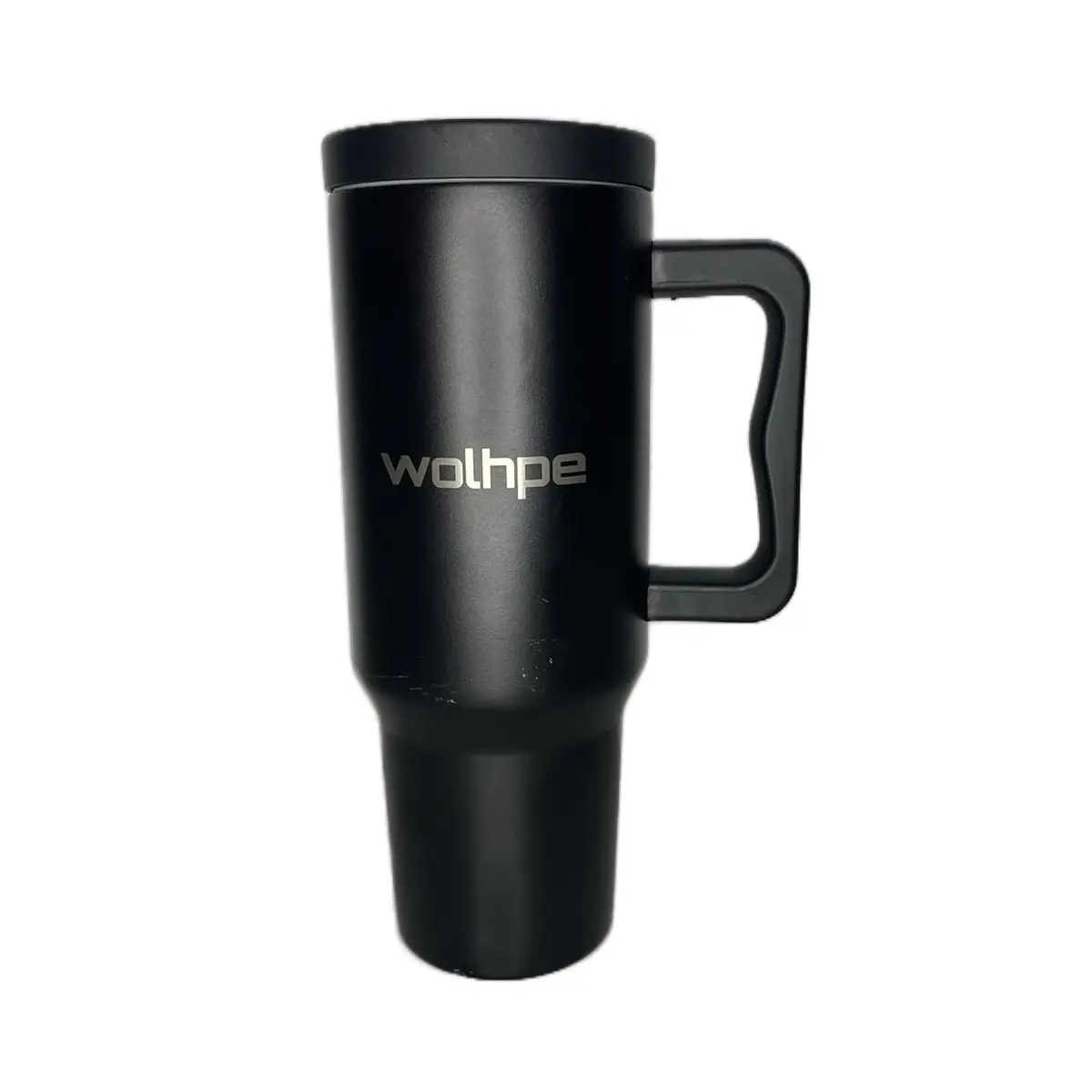 WOLHPE 40oz Insulated Tumbler with Handle and Straw for Hot and Cold Drinks - Drinkware, Flasks Water Bottles