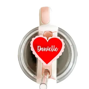 Heart Doily 40oz Tumbler Topper - Personalize at Checkout