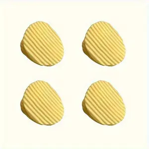 Creative Potato Chip Clips, 4 Counts Plastic Jewelry Clips, Storage Closure Clips for Snacks, Bills, and Documents, Multifunctional Kitchen Organizers and Storage Accessories