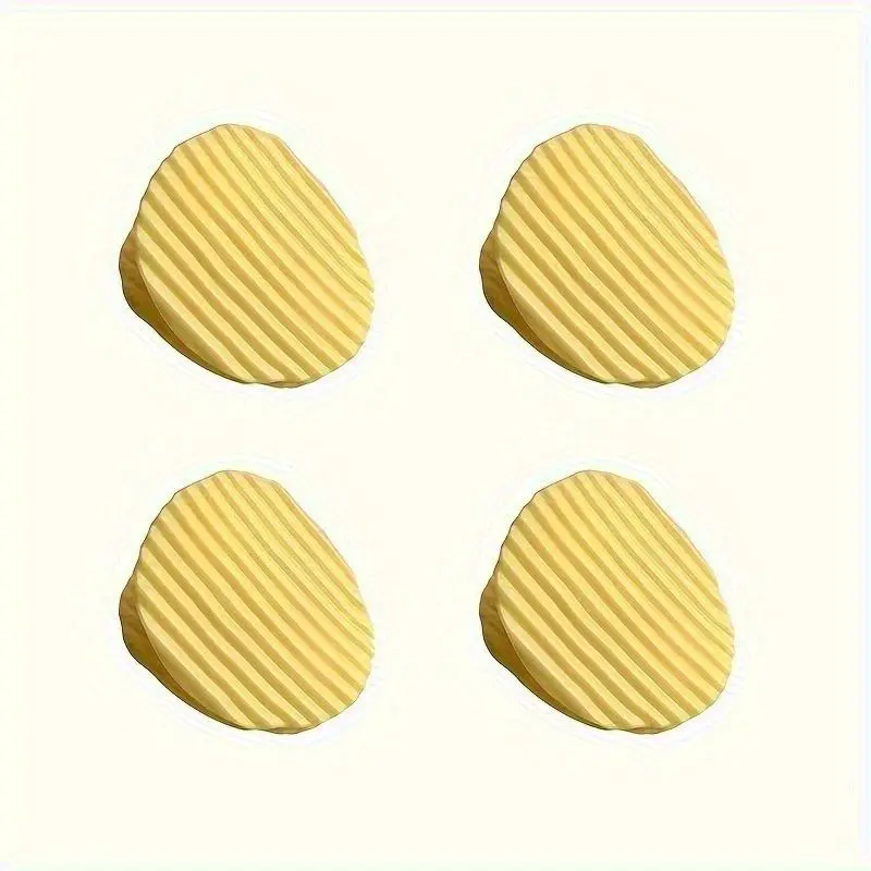 Creative Potato Chip Clips, 4 Counts Plastic Jewelry Clips, Non Adhesive Storage Closure Clips for Snacks, Bills, and Documents, Multifunctional Kitchen Organizers and Storage Accessories