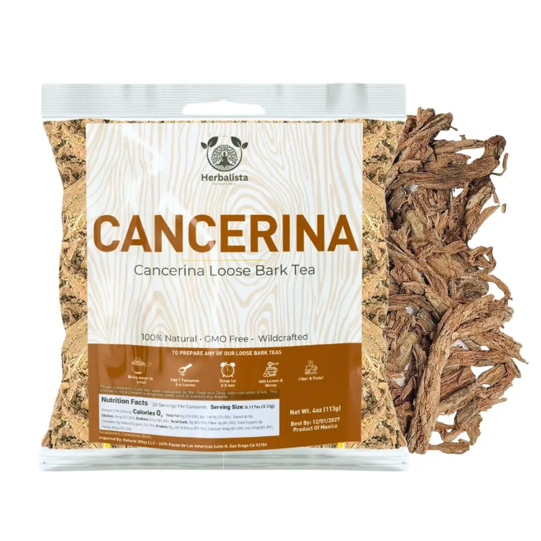 Herbalista - Cancerina Herbal Tea 4 oz (113g) - Calluna Vulgaris - Anahuac Cancerina Tea | 100% All-Natural Loose Leaf | Non-GMO Mexican Herbal Tea Handcrafted by Nature