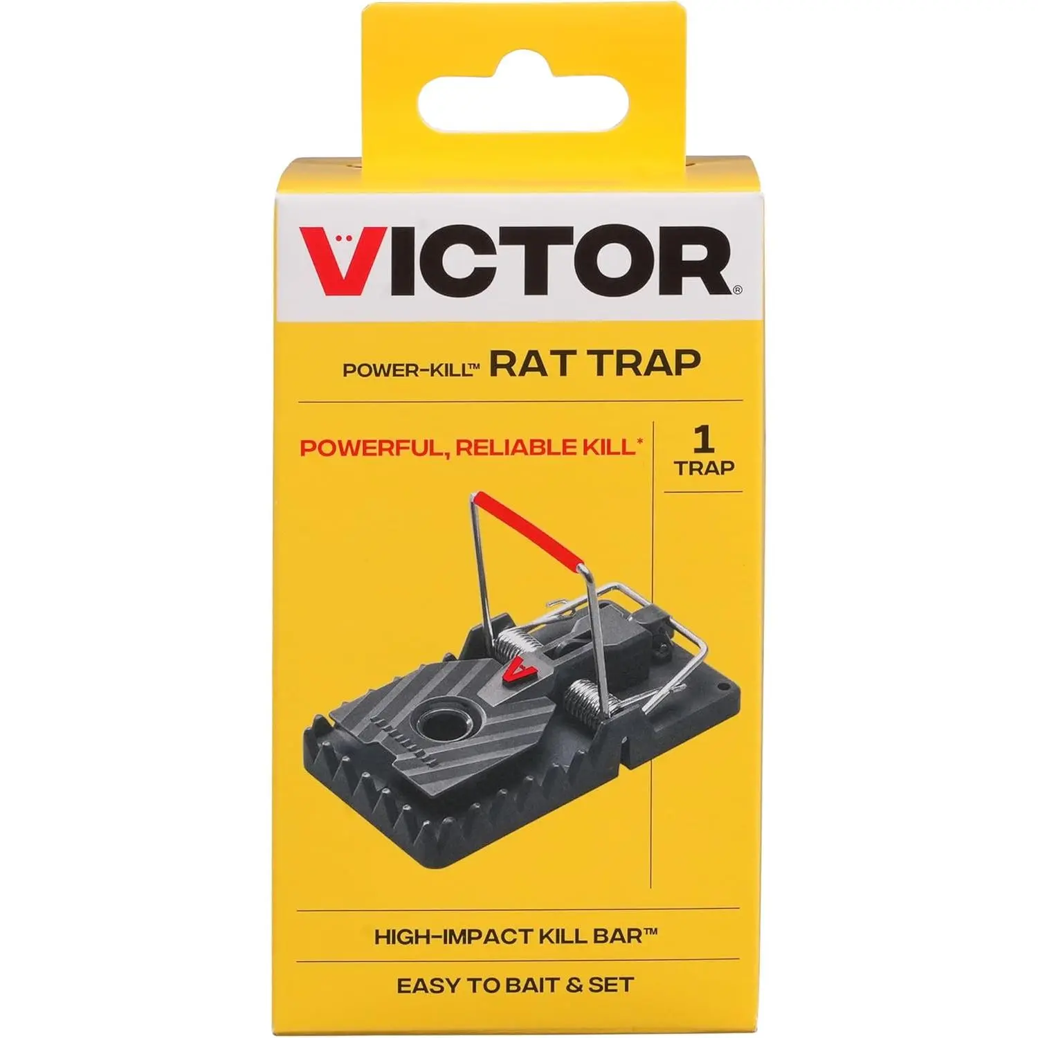 Reusable Snap Trap for Indoor & Outdoor Use, Mechanical Catch Trap for Small Rodents, Easy Set Design for Home, Garage & Garden