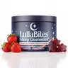 LullaBites Sleep Gummies - 30 Servings -Sweet Strawberry Stars (Melatonin Free)
