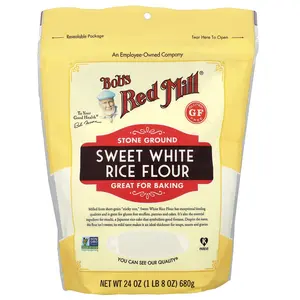 Bob's Red Mill Sweet White Rice Flour, 24 oz (680 g) Bob's Red Mill Sweet White Rice Flour, 24 oz (680 g)