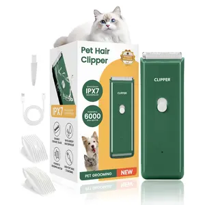 Upgrade Home Professional Dog Grooming Kit Clipper for Matted & Long Hair, Cordless Pet Shaver Low Noise USB Rechargeable for Cats, Small&Medium Dogs, Handy Pet Hair Grooming Trimmer