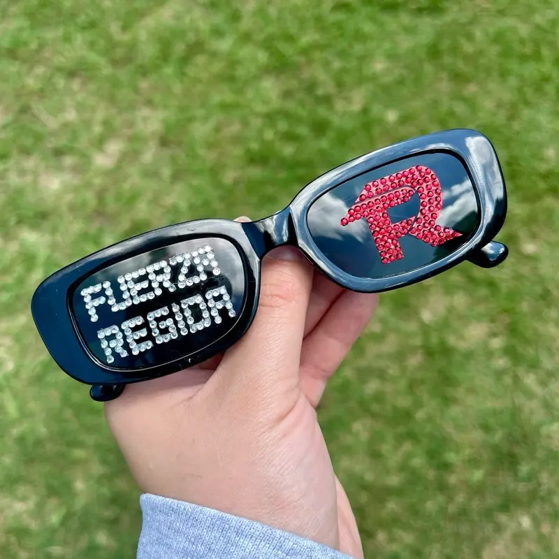 Custom Rhinestone Concert Glasses, Personalized Bling Sunglasses, JOP