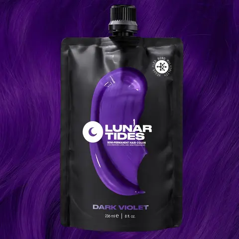 Dark Violet Purple Semi-Permanent Hair Color Violet Hair Dye