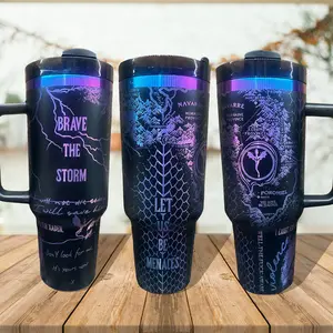 Onyx Storm Book Tumbler 40oz, Brave The Storm Tumbler, The Empyrean Tumbler, Onyx Storm Colorful Tumbler Gift, Christmas Tumbler Gift