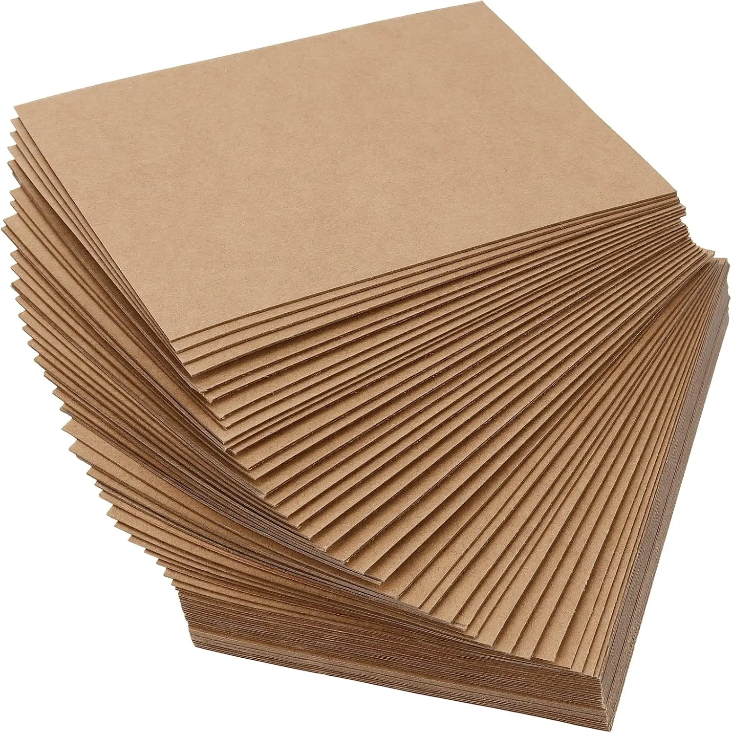 200 Packs 5 x 7 Inches Chipboard Sheets, 0.04 Inch(1mm) Thick Brown Kraft Cardstock for Model Building, Scrapbooking and Picture Frame Backing
