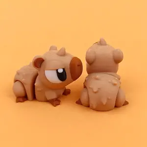 Capybara Articulated 3D Printed Fidget Figure