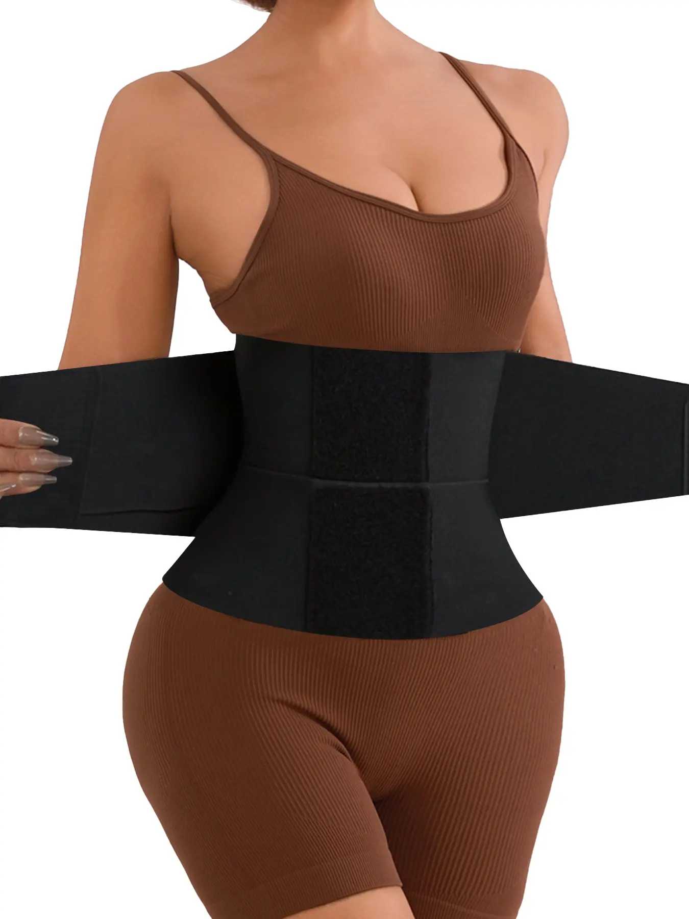 Women's Leopard Print Waist Cincher, Breathable Abdominal Wrap, Comfortable Shapewear Belt, Casual All-Season Undergarment, All Seasons Shapewear