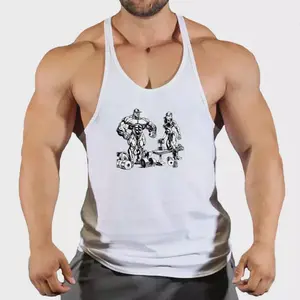 Golds Gym Shirt Stringer Tank Top Bodybuilding Gym Golds Gym Fitness, Men's Stringer Tanktop