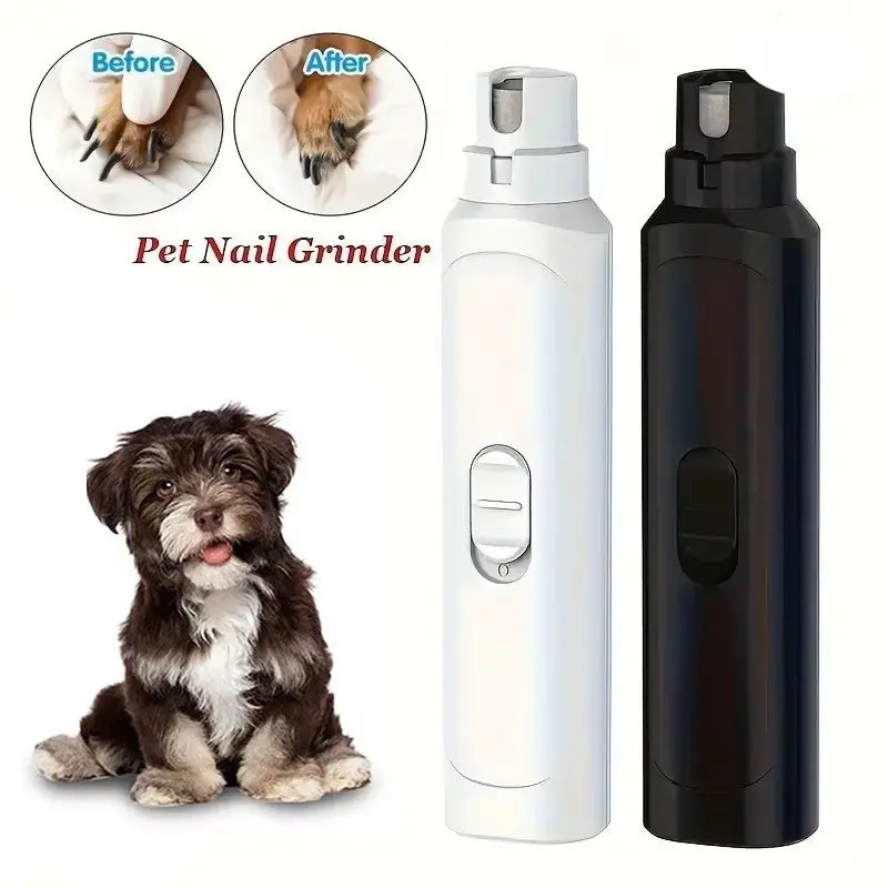 Battery-Powered Pet Nail Grinder & Trimmer - Grooming Tool for Large & Small Dogs, Cats, and Pets