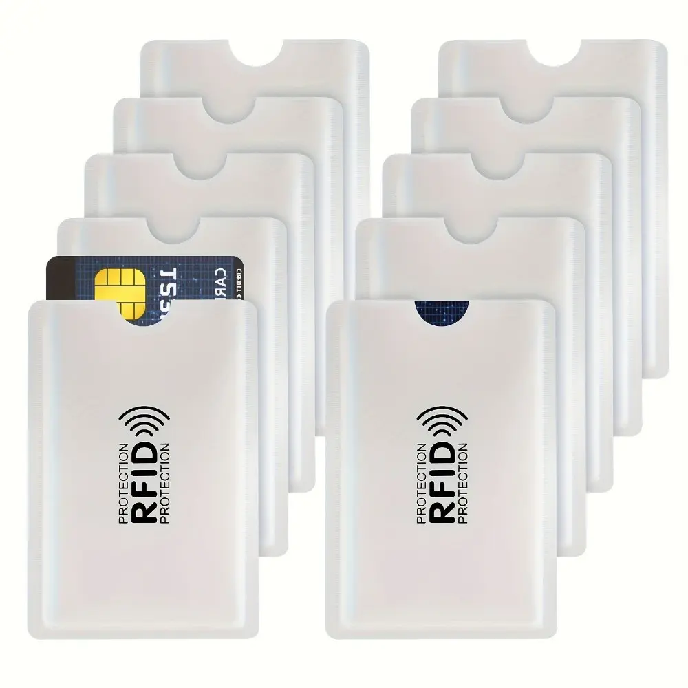 credit card foil sleeve Amazon.com: 60PCS RFID Blocking Sleeves RFID Card Holder Credit Card Sleeves  Aluminum Foil Card Protector Identity Card Protector Sleeves Effectively  Protect Your Credit, Debit, and ID Cards From Electronic Theft : Office