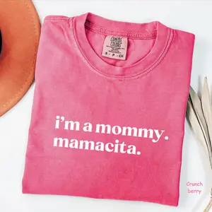 Comfort Colors I'm a Mommy Mamacita T-Shirt, Funny Quotes Tee, Gifts for Reality TV Fans Love Inspired Island, Trendy Gift for Women, For Woman