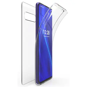 Case for Galaxy S10, New 360-Degree Wrap [Full-Body Protection] Transparent TPU Slim Cover [Built-In Screen Guard] for Samsung Galaxy S10 Phone (SM-G973)