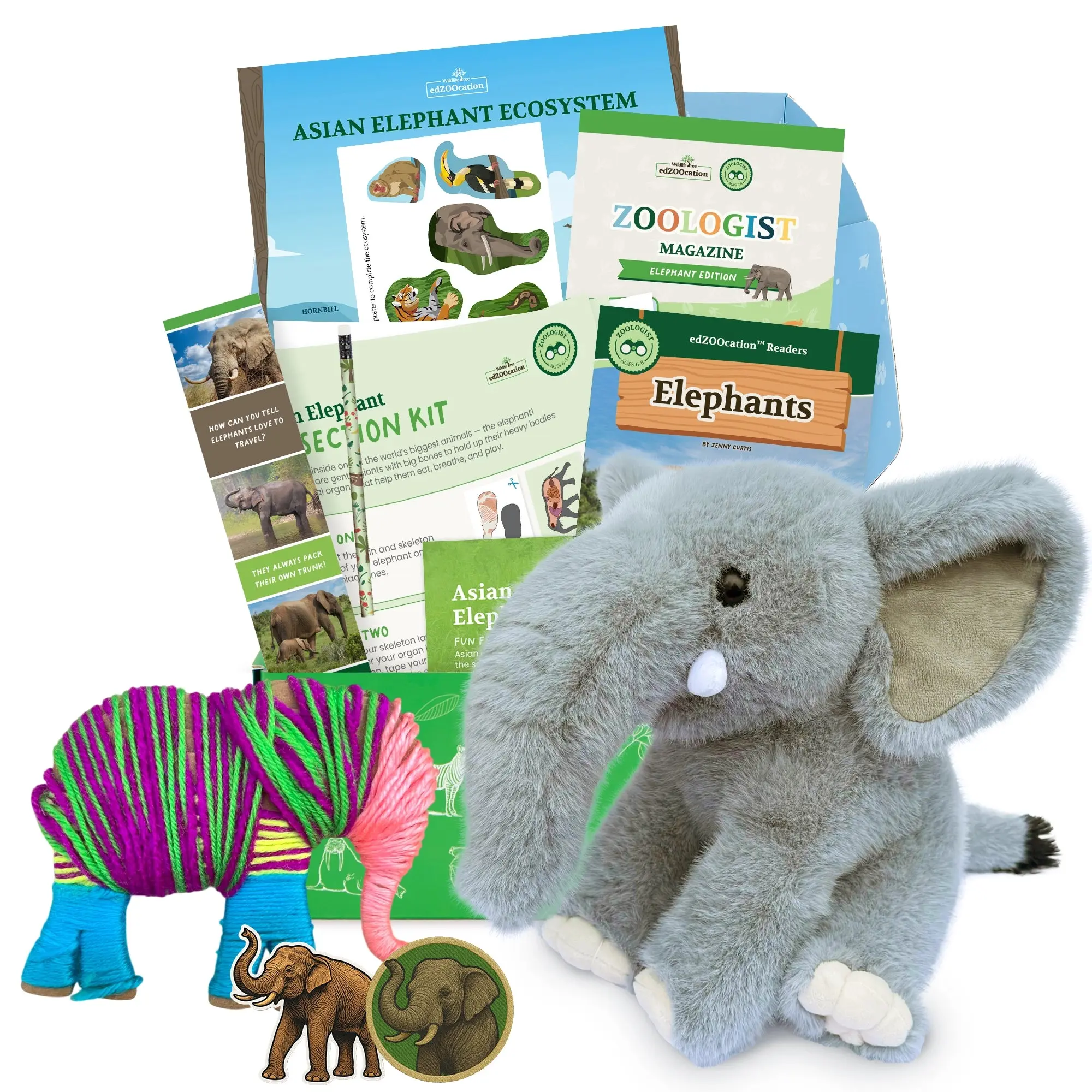edZOOcation™ Zoologist Box (Age 6-8) - 12 Months (One Time Purchase, Non-Renewing)