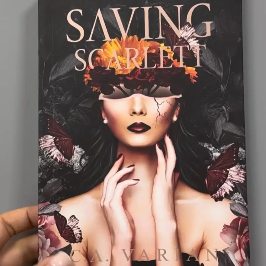 IMPERFECT Paperback of Saving Scarlett Special Savior Edition Black Pages, Sprayed Edges, Foiling
