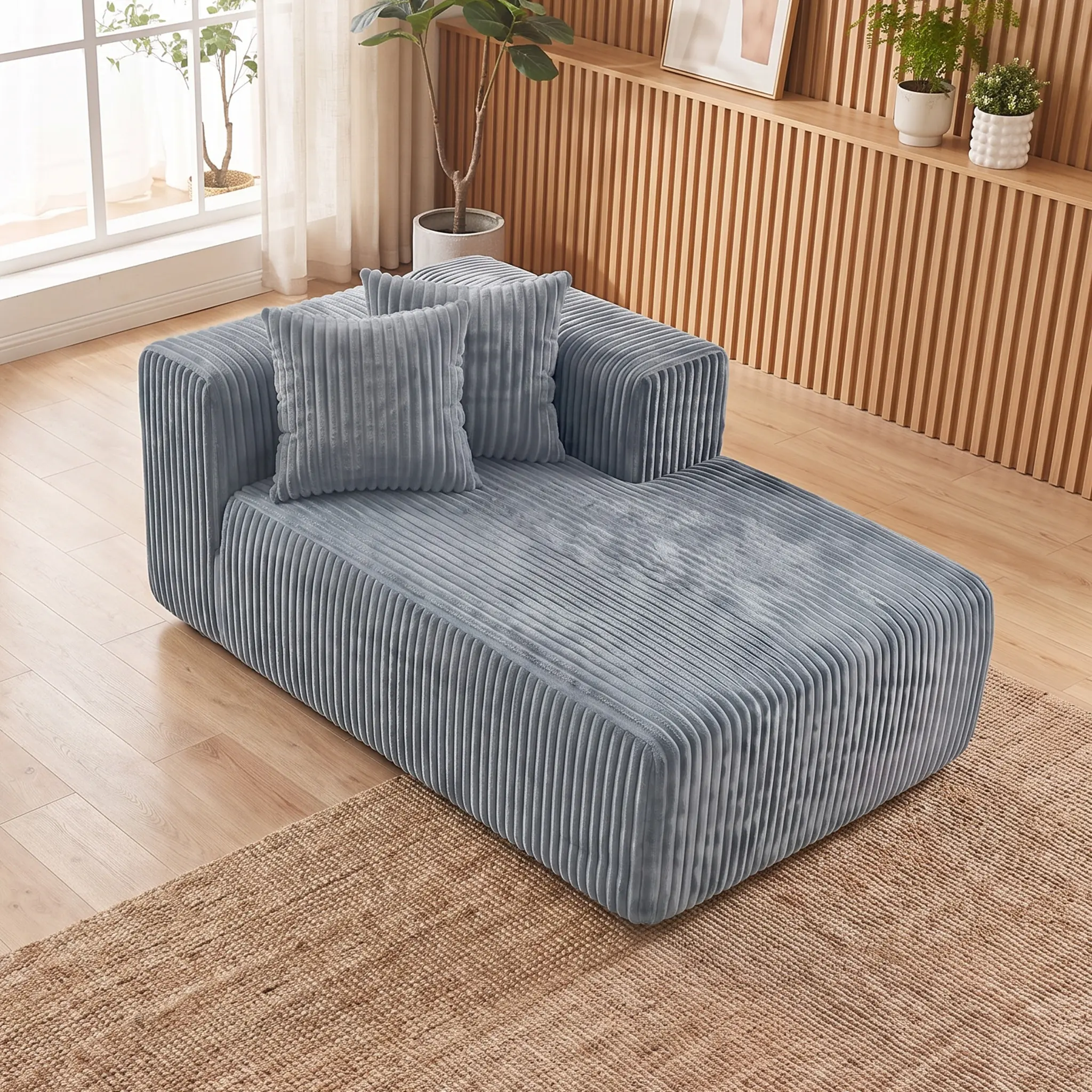 【Clearance Sale】Boneless Sectional Cloud Couch Modular with Chaise No Assembly Required Sofa Living Room