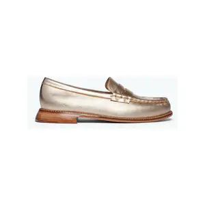 Elba Penny Loafer Gold