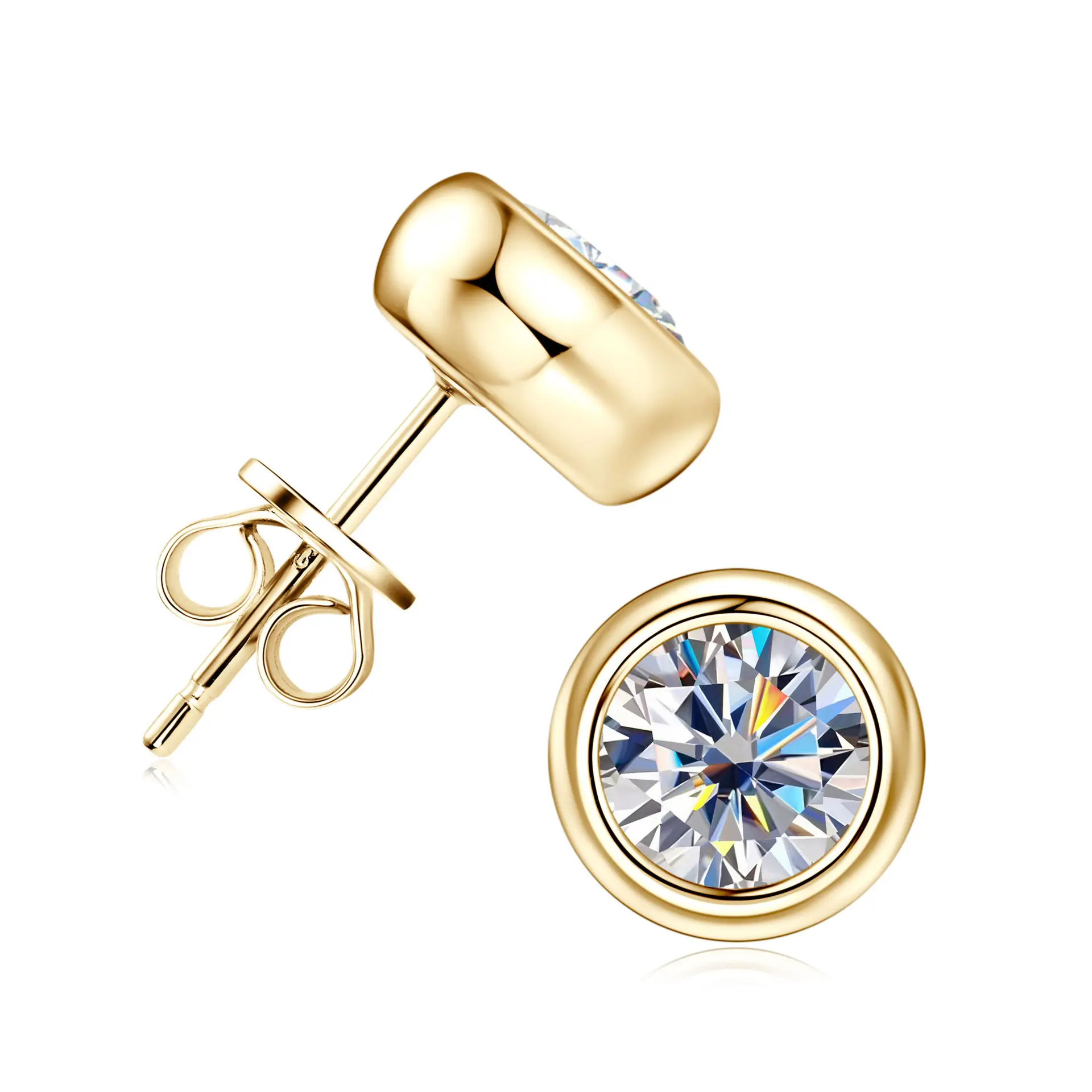 Bubble Earnail [K Gold] 1 Carat