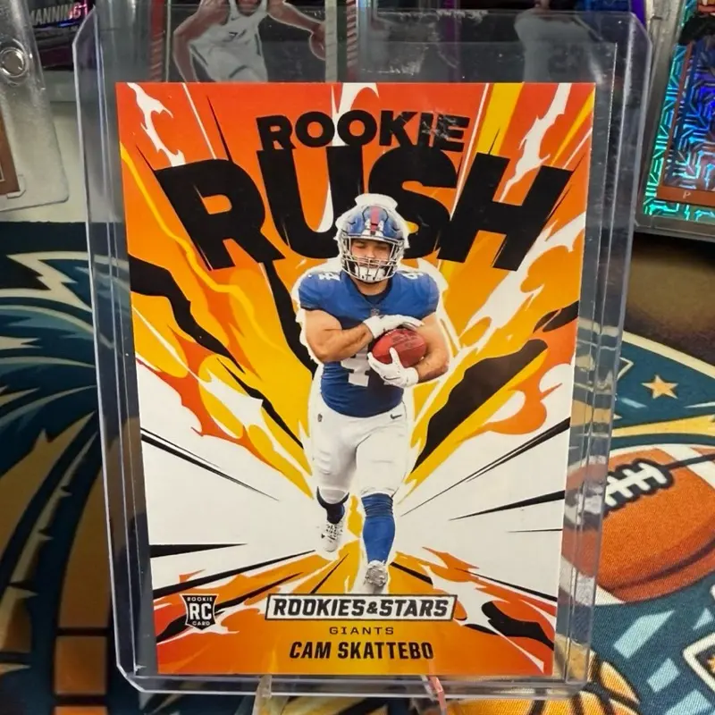 Cam Skattebo 2025 Panini Rookies & Stars Rookie Rush #2 RC New York Giants