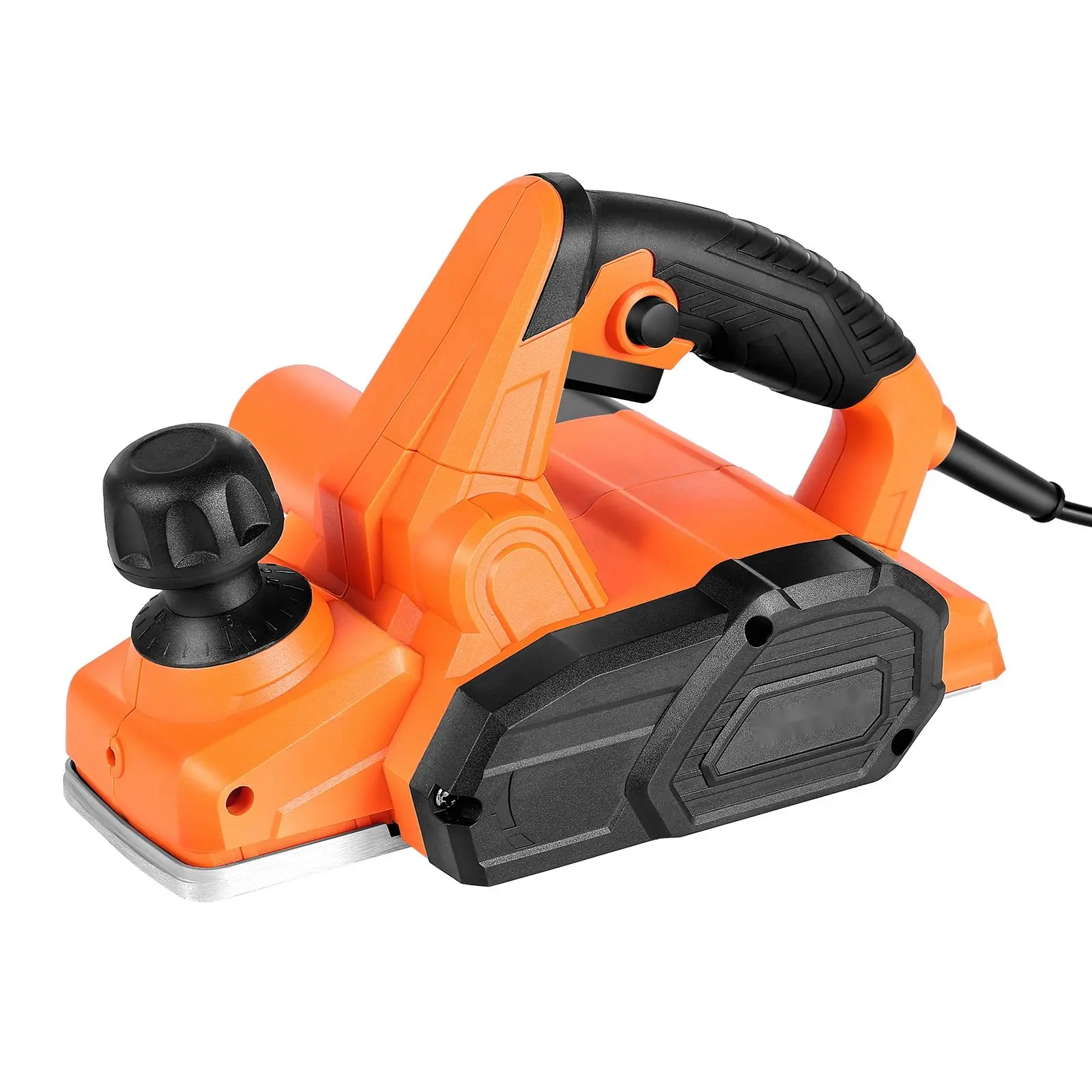 Electric Hand Planer, 3-1/4-Inch Cutting Width, 7-Amp 16800 RPM Corded Handheld Planer For Woodworking, Adjustable Cut Depth, Includes 2 Replacement Blades, Chamfering And Smoothing For Carpentry Projects And Finish Work