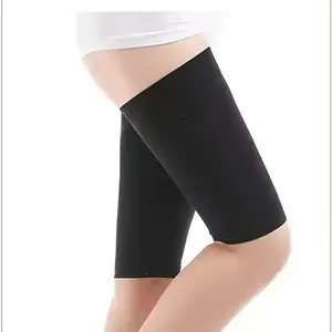 Anti Chafing Thigh Bands 1 Pair - Breathable Mesh Compression Thigh Sleeves, Elastic Chub Rub Thigh Guard for Men Women, Sweat Wicking Anti Friction Thigh Wrap for Running Gym Yoga Fitness, Thigh Compression Support Sleeve