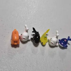 Random Color Cute Animal Shaped Miniature Fish & Aquatic Decoration Fish Tank (20/50pcs), Miniature Fish & Sea Creature Shaped Decoration, Micro Landscape Decoration for Home & Office