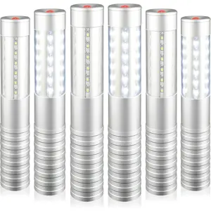 Bottle Service Lights Rechargeable Bottle Service Sparklers  Handheld Girl Lights LED Baton Strobe Light for Parties Bar Club Nightclub Birthday Weddings - 6 Pack