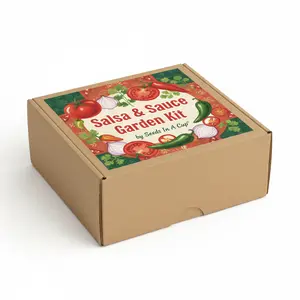Salsa & Sauce Garden Kit | Tomato, Jalapeno Pepper, Onion & Cilantro | Seeds In A Cup®
