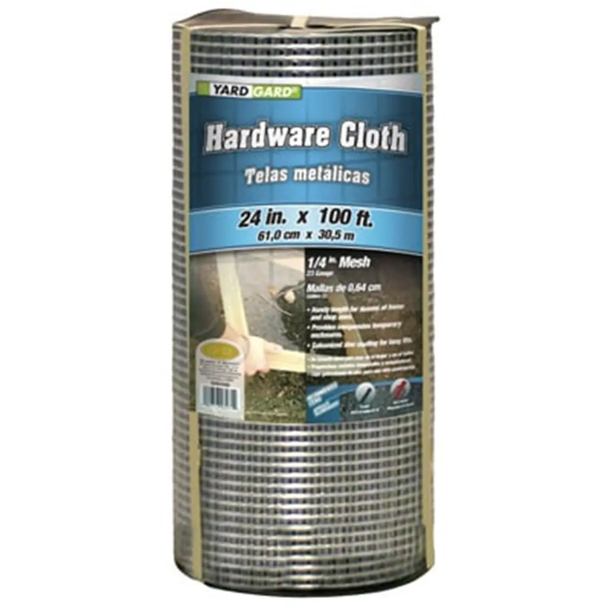 Midwest Air 308245B 24 in. x 100 ft. 0.25 in. Mesh Galvanized Hardware Cloth