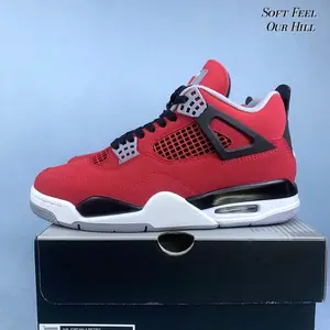 Angry Bull Red fashion Classic sports shoes, outdoor running shoes, comfortable basketball shoes