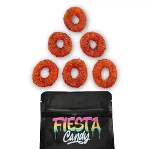 Fiesta Chamoy Covered Pineapple Rings 8oz