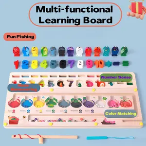Magnetic Maze Number Cognitive Board Set, Math Learning Tools, Digital Pairing, Magnetic Fishing, Magnetic Pathway, Preschool Education, Family Interaction Toy