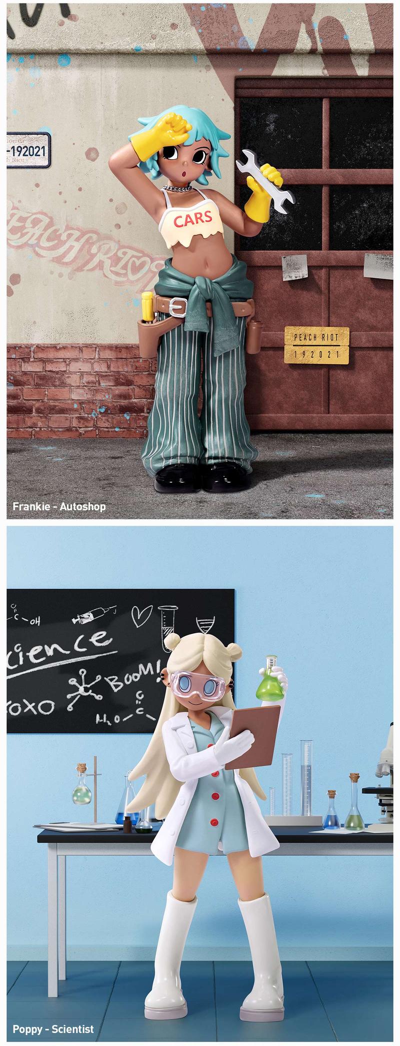 POP MART Peach Riot Rush Hour Series Figures