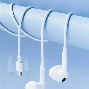 Wired In-Ear Headphones with Lightning Connector Earphones, Android Type-C, 3.5mm Jack, Hi-Fi Stereo Audio, Mic & Volume Control Headset, Compatible with iPad Pro, iPhone 15/16 Earbuds, Wired Earphones, Hi-Fi Stereo Earbuds