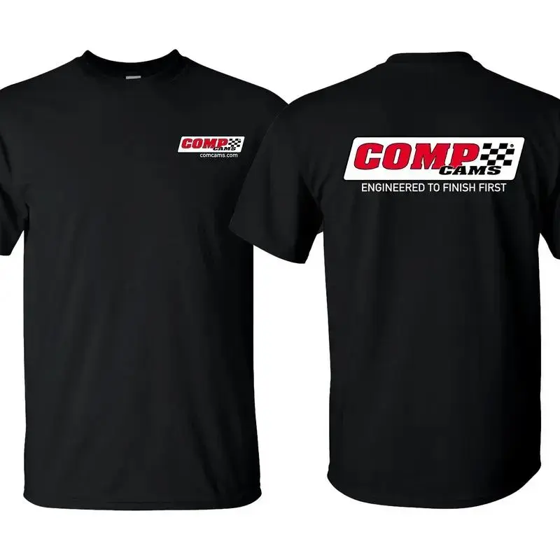 COMP Cams racing T-shirt, the first mechanical engineer T-shirt designed, car performance store shirt, made of high-quality cotton blend, suitable for both men and women, a gift for car enthusiasts, racing drivers and mechanics