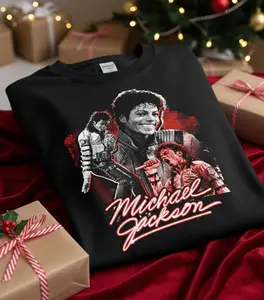 Michael Jackson T-Shirt King of Pop MJ, Retro Graphic Tee, Vintage Style, Cool Trendy Merch, Streetwear For Fans