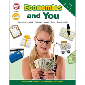 Mark Twain Basic Economics Workbook, Financial Literacy Books for Grades 5-8, Money, Taxes, Budgeting, Principles, and more, Classroom or Homeschool Curriculum Paperback – January 3, 2012