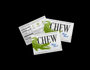 CAFFEINE GUM - Starter Pack Mint Rush - 3 Packs for the Price of 2 - 60mg Caffeine per Piece with B12 & B6 - 24 Pieces Total - Fresh Mint Flavor - Always Ready