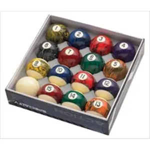 Billiards Accessories  Black Marble Balls, Marble Look, One-Piece