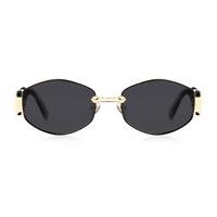 Golden Frame Black Lens