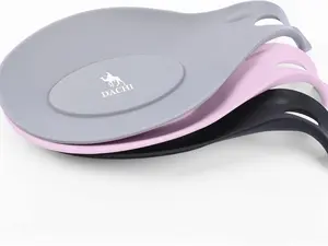 Dachi 3-Pack Silicone Spoon Rests for Kitchen Countertop Cooking | Heat-Resistant Silicone Utensil Holders | BPA-Free Premium Material | Spatula & Spoon Rest for Stove & Counter