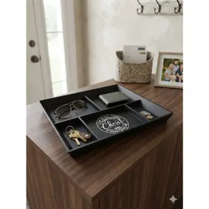Philippians 4:13 Faith Catch Tray with Dividers